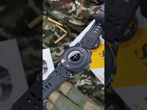 Смарт часы с компасом мужские Smart Watch со звонком стальным корпусом Modfit GPS ArmyGreen 2 ремешка - фото 1 - id-p2564908597
