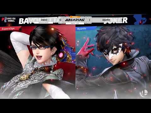 NorCal Ultimate Arcadian 2023 - Top 64 - Genesis (Bayonetta) vs. Dagamer (Joker)