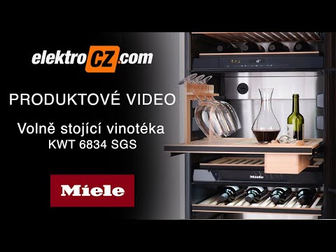 Volně stojící vinotéka Miele KWT 6834 SGS