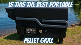 Asmoke Essential portable pellet grill battery powered - smoking cheese brats