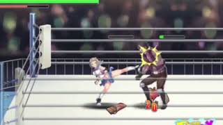 hentai girl wrestling fight boss battle