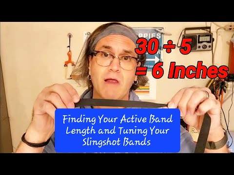 Finding Your Active Band Length and Tuning Your Slingshot Bands #slingshots #slingshotshooting