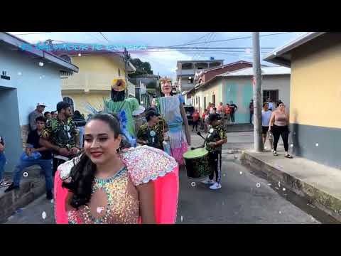 Desfile de  las fiestas del distrito de santa clara San vicente norte El Salvador 