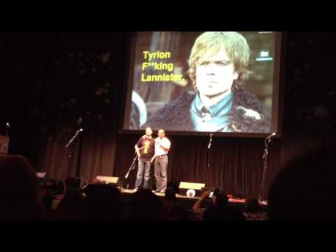 w00tstock 4.0 - LeVar Burton and Wil Wheaton - Reading Rainbow Theme Song Sing-Along