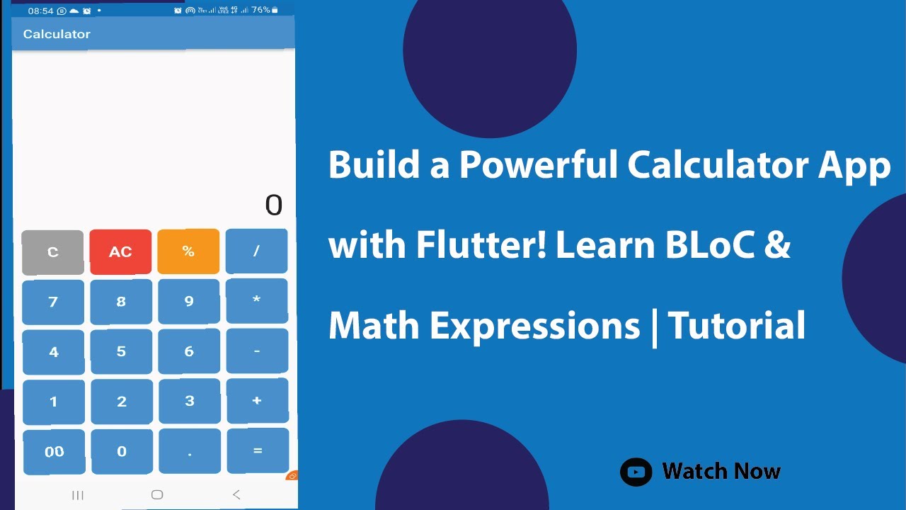 Ultimate Flutter Calculator App Tutorial: BLoC, Math Expressions, Complex Calculations