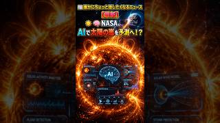 【最新】NASA、AIで太陽の嵐を予測へ！？ #ニュース #科学技術 #宇宙 #解説