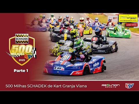 🔴 500 MILHAS SCHADEK DE KART GRANJA VIANA | Ao Vivo