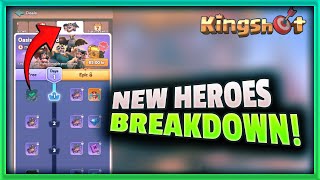 3 New KingShot Heroes EXPOSED! Skills and Free Acquisition Methods
