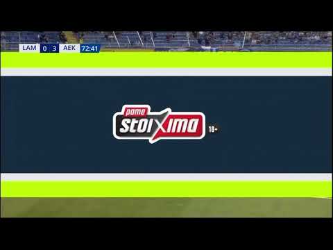 Primer gol de Orbelín Pineda con el AEK de Atenas en el futbol de Grecia