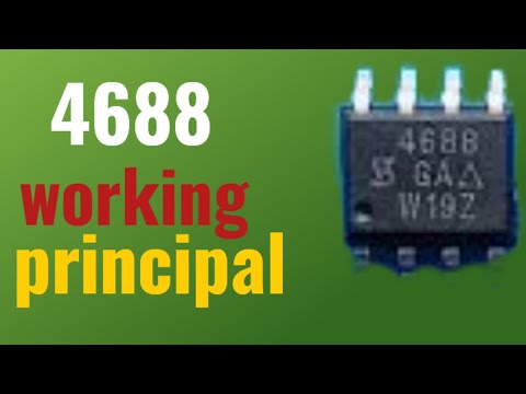 IC4688 //  P Channel MOSFET  // N Channel MOSFET // 4688 pin function // control card 8 pin MOSFET