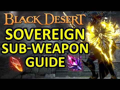HOW TO CRAFT SOVEREIGN SUB-WEAPON CRAFTING & ENHANCING GUIDE (BLACK DESERT ONLINE) BDO
