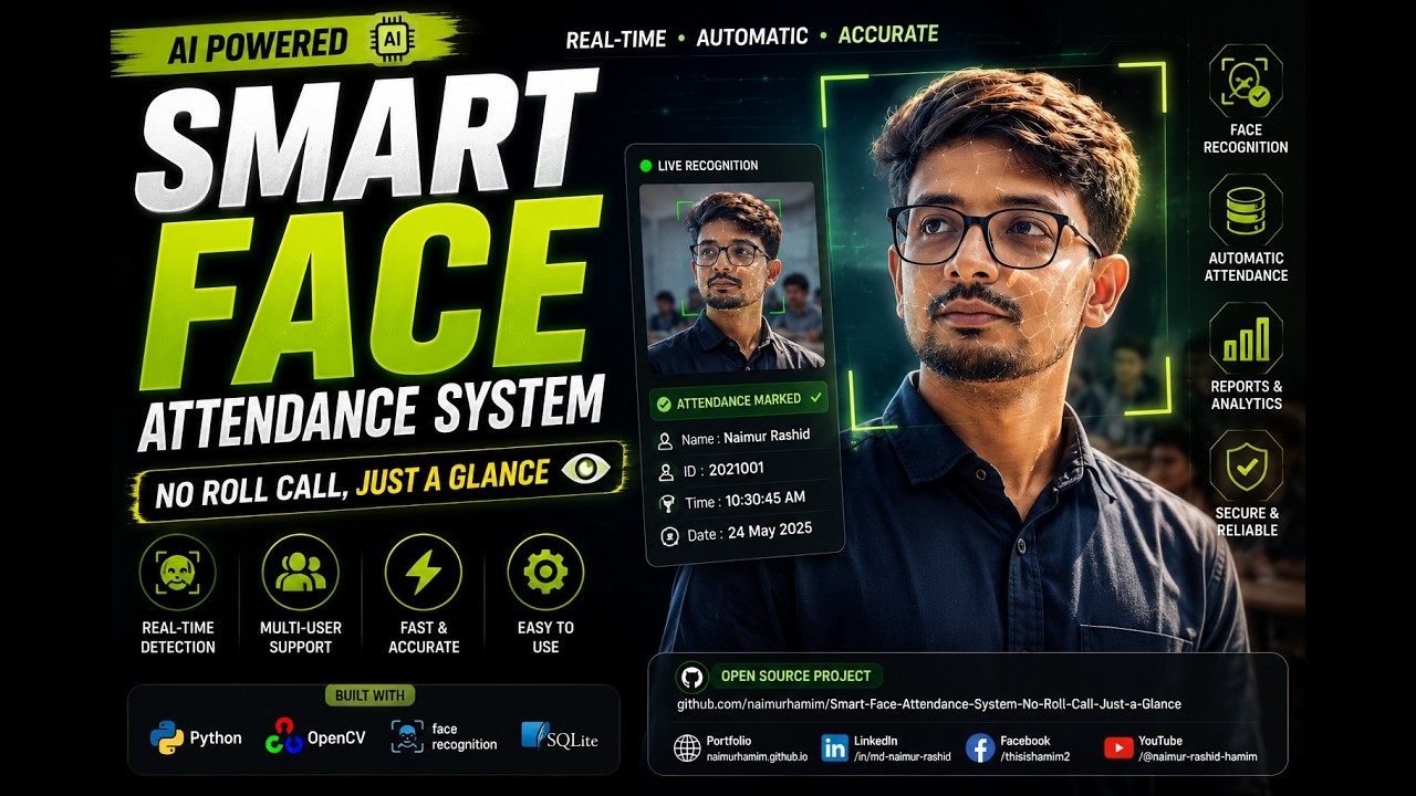 Smart Face Attendance System Demo