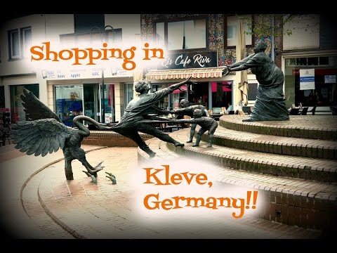 Shopping in Kleve, Germany!!!