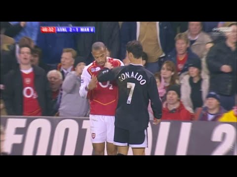The day Cristiano Ronaldo met Thierry Henry for the first time