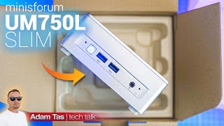 Minisforum UM750L Slim Review – USB4 Power in a $300 Mini PC