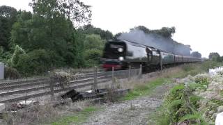 preview picture of video '34067 Tangmere with the Dorset Coast Express @ Dunbridge - 27/08/14'