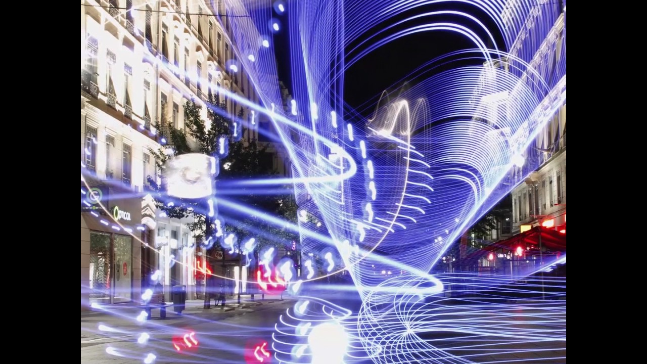 Rue de la République Lyon OP Lighpainting Trailer by pueblo