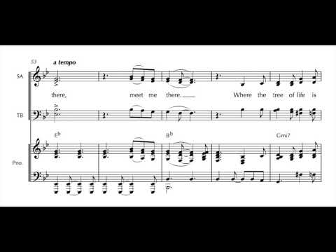 David von Kampen - "Meet Me There" SATB and Piano (Score)