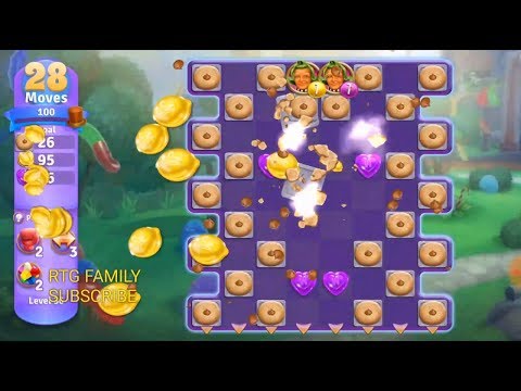 NEW Zynga wonka chocolate match 3 game level 36