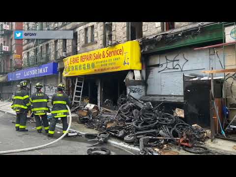 Deadly E-Bike Store Fire