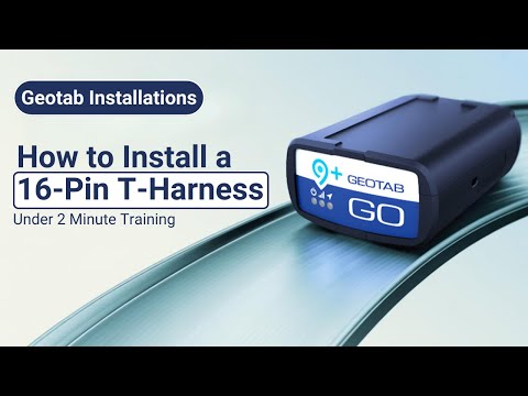 How to Install Geotab's 16-Pin T-Harness | Tutorial
