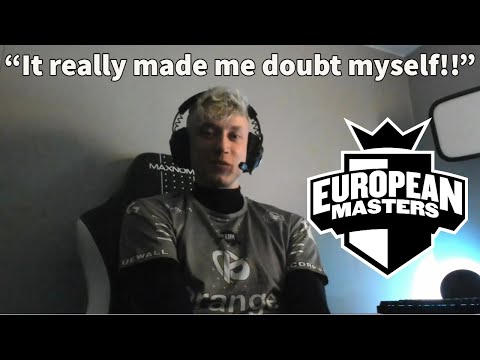 Rekkles Talks About DOUBTING HIMSELF Post G2 And Winning EU Masters!!