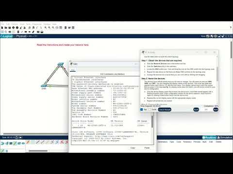 KONFIGURASI SRWE 6.4.1 Packet Tracer - Implement Etherchannel