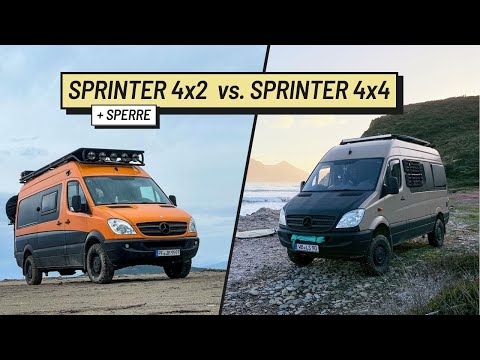 SPRINTER 4x4 Werksallrad vs. 4x2 mit Hecksperre - DER Technik Talk | Videospecial