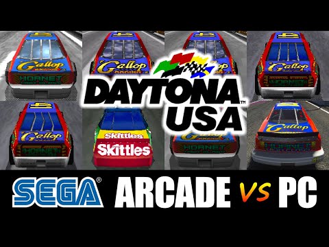 Daytona USA - SEGA ARCADE vs PC