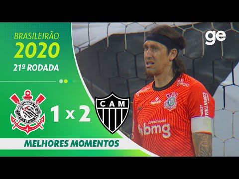 CORINTHIANS 1 X 2 ATLÉTICO-MG | MELHORES MOMENTOS | 21ª RODADA BRASILEIRÃO 2020 | ge.globo