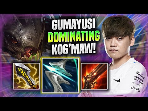GUMAYUSI DOMINATING WITH KOG'MAW! - T1 Gumayusi Plays Kog'maw ADC vs Jinx! | Preseason 2022