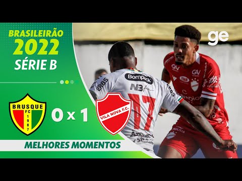 Gols e lances de Brusque x Vila Nova-GO
