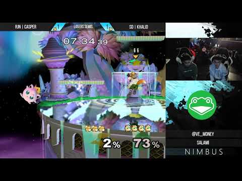 Nimbus #72 - RJN | Casper (Fox) VS SD | Khalid (Jigglypuff) - SSBM Losers Semi-Final