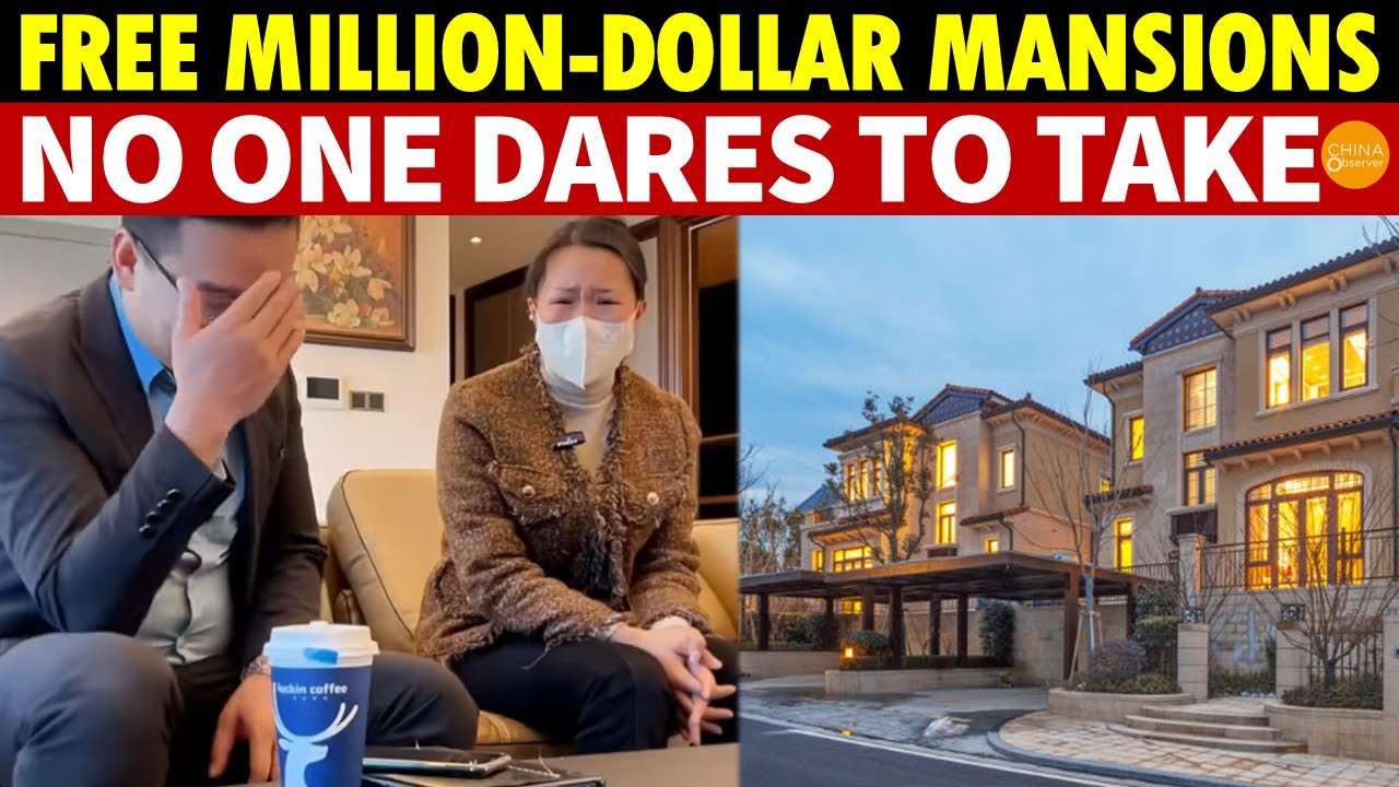 China’s Middle Class Doomsday! Foreclosures Double, Free Million-Dollar Mansions, Yet No Takers