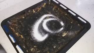 Yanmış Fırın Ve Tepsisi Temizliği