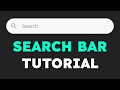 Creating a Stylish Search Bar for Your Website: HTML & CSS Tutorial