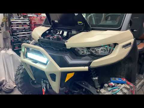 2023 Can Am Defender Lightbar Install