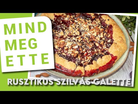 Rusztikus szilvás galette