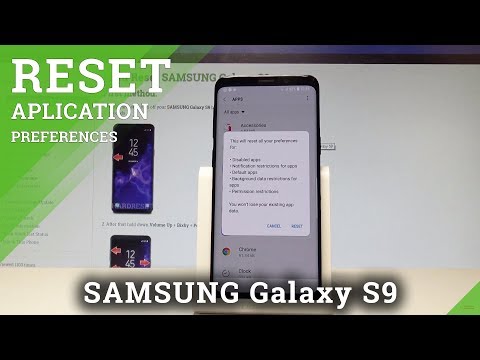How to Reset App Preferences in SAMSUNG Galaxy S9 - Restore App Settings |HardReset.Info