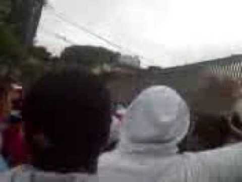 PROTESTO NA FRENTE DO MORUMBI 14/09/08