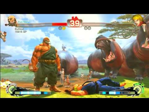 SSF4 Rank Match  Bullcat (GK)  vs  Playerjun52 (KE)