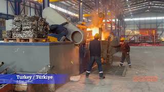 1750kw+250kw-2xEGP3000SE  Steel MELT&HOLD induction Melting System