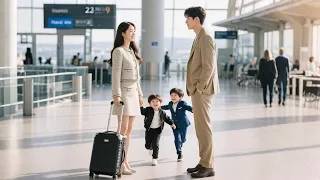 萌寶在機場遇到和自己長得一模一樣的雙胞胎，兩人相認後偷偷互換身份幫總裁爹地和媽咪和好啦！#短劇 #逆襲 #反轉 #甜寵 #總裁