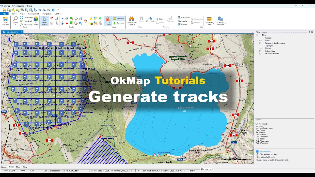 OkMap Tutorial - Generazione automatica di tracce GPS