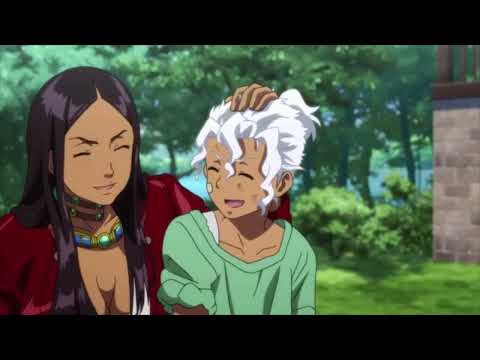 Dark Skin Anime Girl Adelaide Harden - Garo Vanishing Line