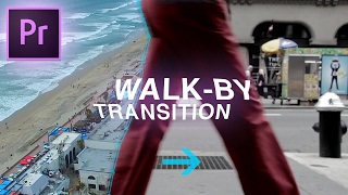 Slick Walk By Transition Effect - Adobe Premiere Pro CC Tutorial (Custom Wipe &amp; Reveal with Masking)