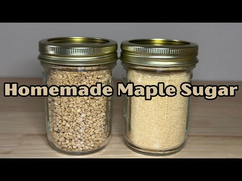 Homemade Maple Sugar! Easy & Delicious!