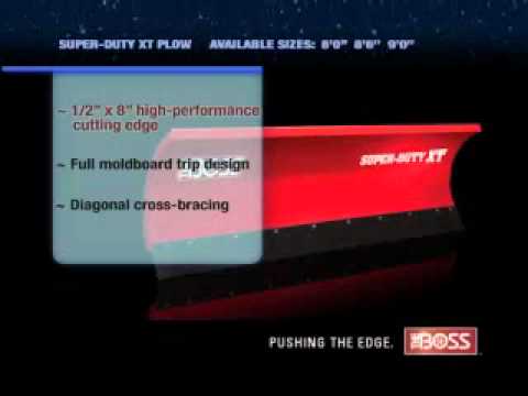 BOSS Straight Blade Snow Plow