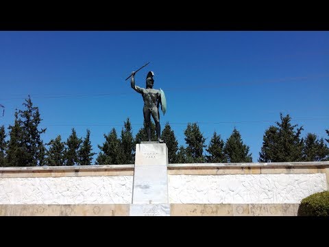 image-Is there a statue of Leonidas in Greece?
