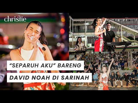 David Noah terima tantangan Christie, Nyanyi bareng "Separuh Aku" di Sarinah #MondayReplay